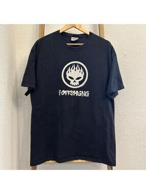 Vintage The Offspring Y2K Band Short Sleeve T Shirt Size XL Black Grunge